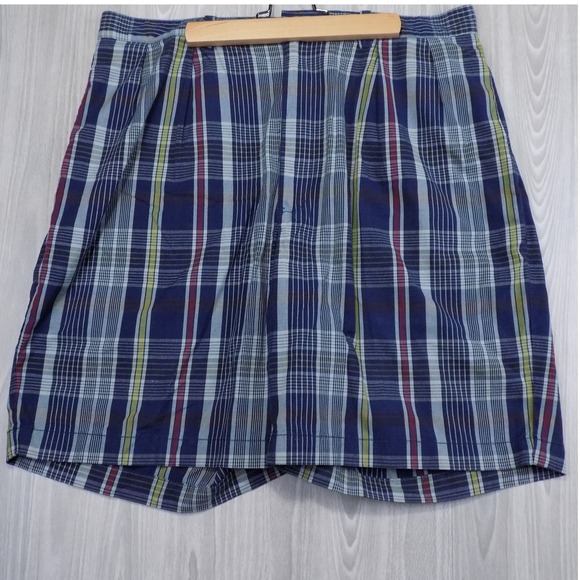 Polo Ralph Lauren Other - Polo Ralph Lauren Tyler Short‎ Mens 35 Blue Plaid Cotton Casual Madras Shorts